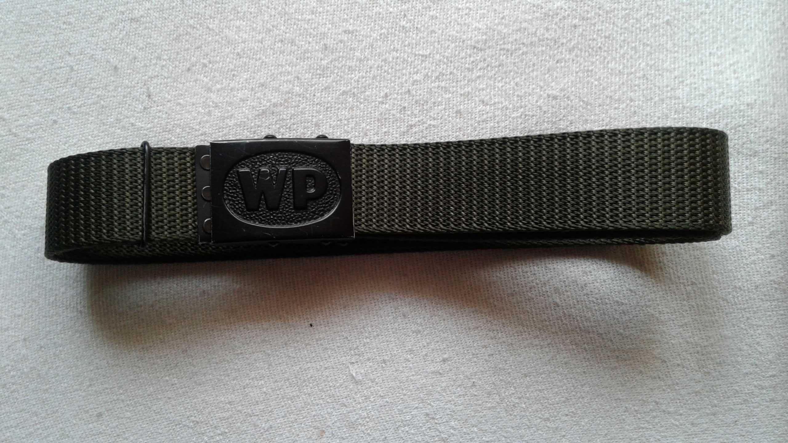 Pas wojskowy WP czarna klamra.