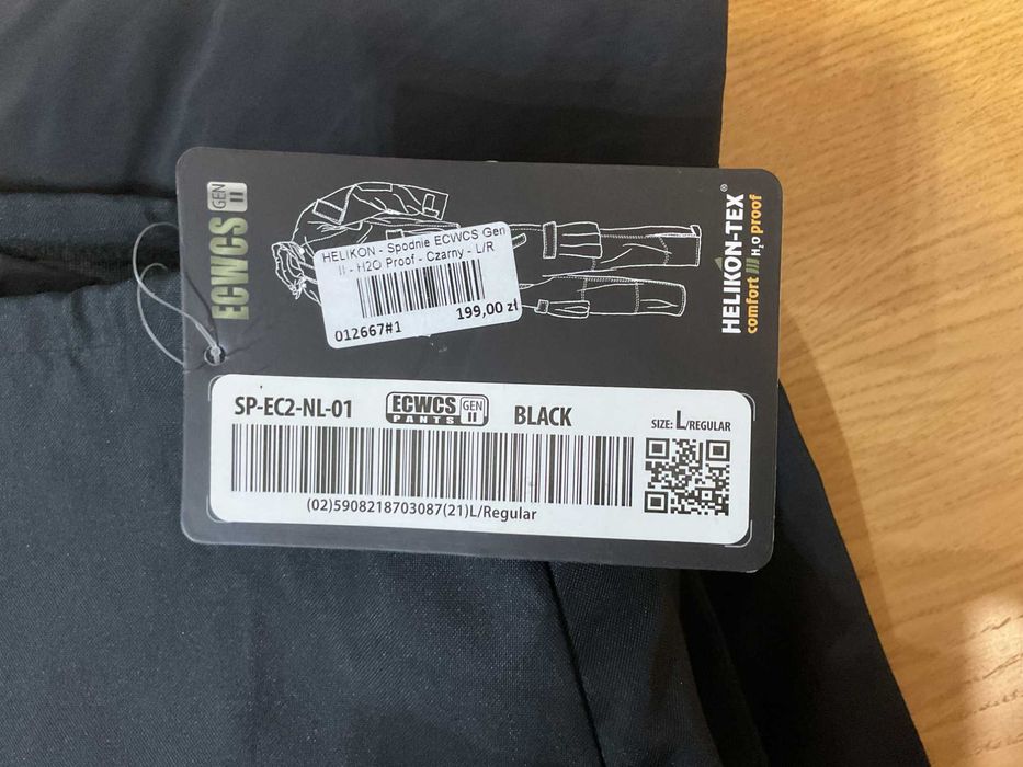 Spodnie Helikon ECWCS gen. II PL czarne