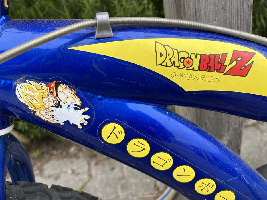 Bicicleta de criança BMX Dino roda 14 com motivos Dragon Ball Z