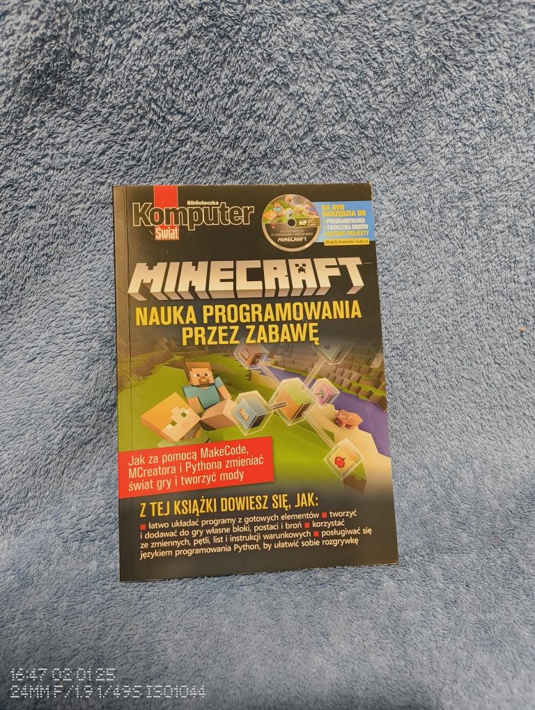 Biblioteczka Komputer świat minecraft nauka programowania przez zabawę
