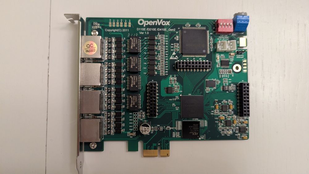 Voip плата Openvox D410E