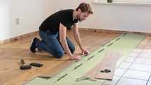 Pavimento flutuante, laminado, - APLICAÇÃO desde 1O Eur. m2