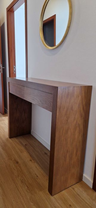 Aparador Móvel Entrada Cerejeira com duas gavetas