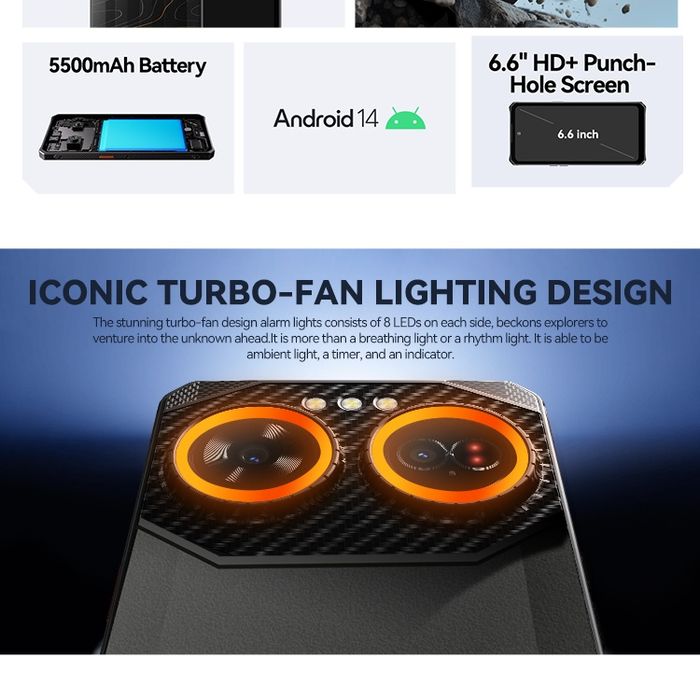 2025! Смартфон IIIF150 Air3S 16/128GB Black Захищений протиударний