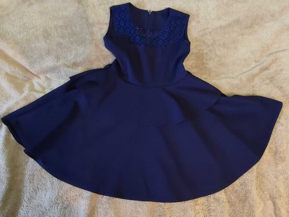 Платье сарафан в школу на рост 122 - 128 см