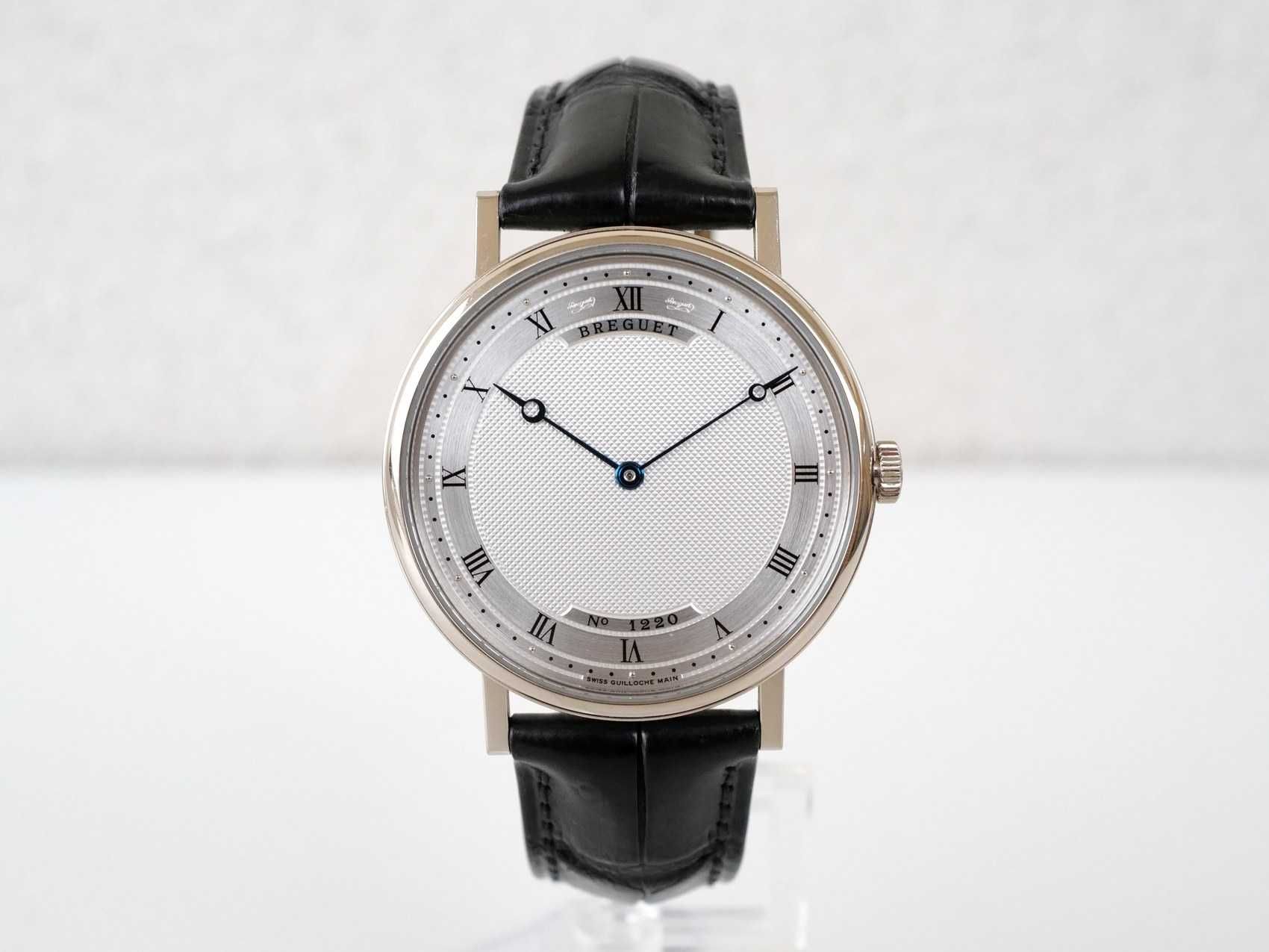Breguet Classique Ultra Slim 18K White Gold Deployant Clasp 38mm