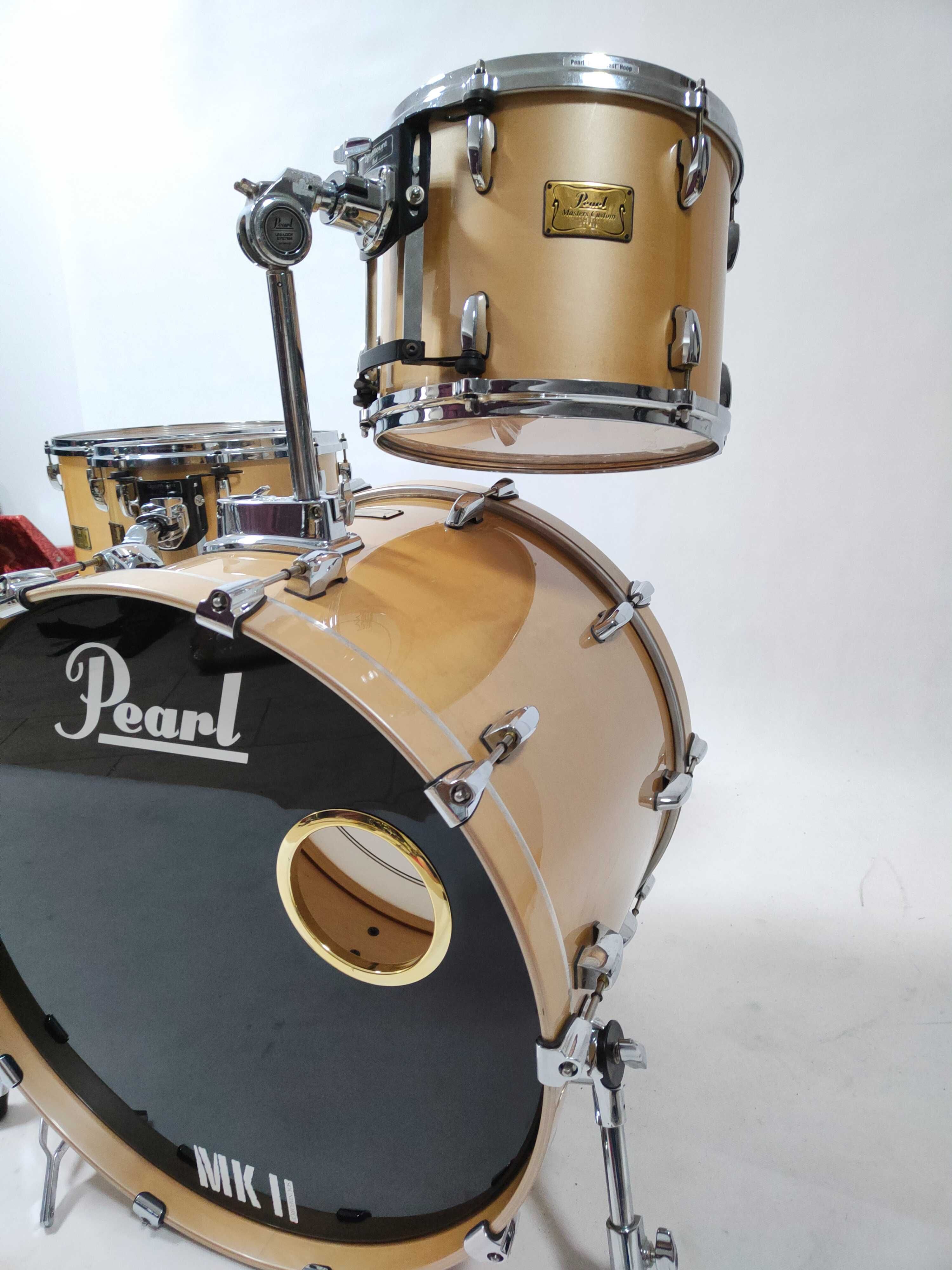 Perkusja Pearl Masters Custom MMX Maple 24,13,14,18" Platinum Mist