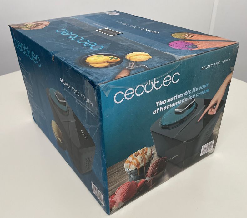Máquina de Gelados Cecotec Gelacy 1200 Touch – NOVA selada na caixa