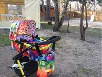 Візок коляска дитяча 3 в 1 три в одной з автокріслом