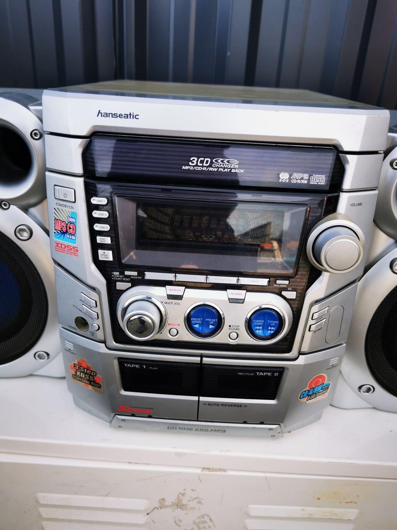 Wieża hanseatic CD kaseta radio AUX z Niemiec