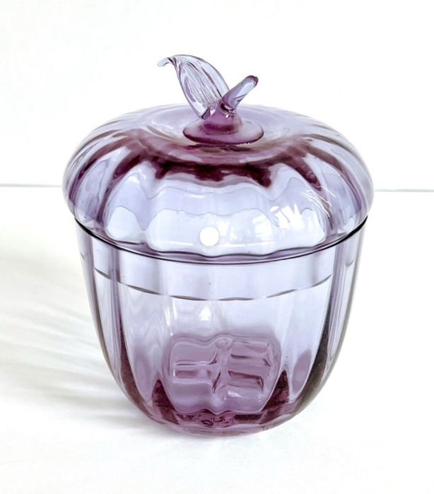 Винтажная сахарница в форме яблока ручная работа