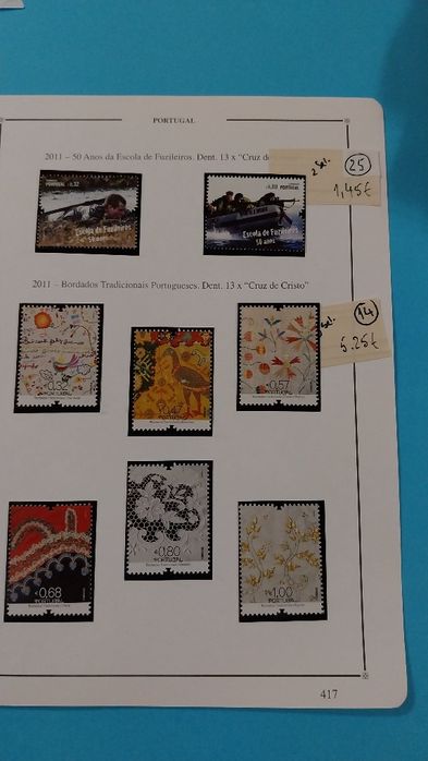 Selos de Portugal Novos c/goma-2011-Ref. 1 -26/11