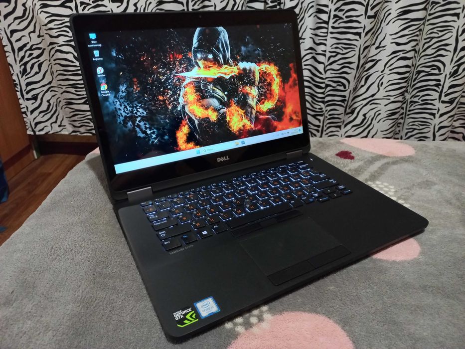 Игровой Видео GTX 1050Ti  (4 ГБ) Core i5/ 16 RAM/ Сенсорный/  DELL 14