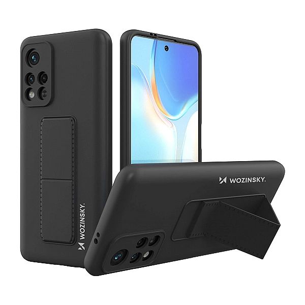 Wozinsky Kickstand Case silikonowe etui z podstawką etui Xiaomi Redmi