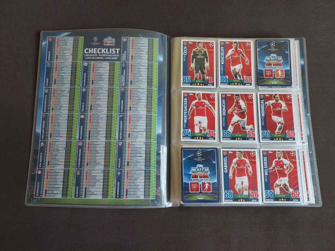 Album+333 różne karty Match Attax 2015/16 Champions League