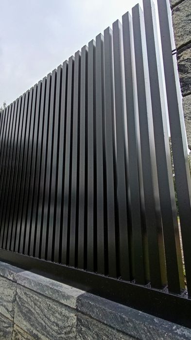 Brama Ogrodzenie Aluminium Grzebień