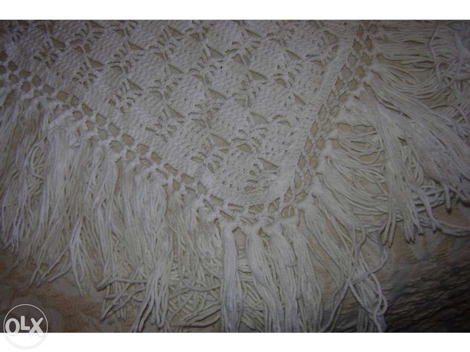 Colcha de Algodão de croche med. 185cm x 210cm