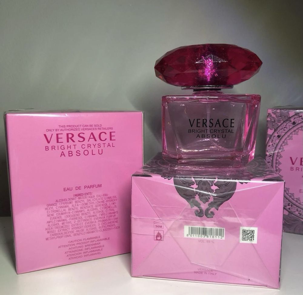 Духи жіночі Versace Bright Crystal Absolu. Версаче Брайт Кристал