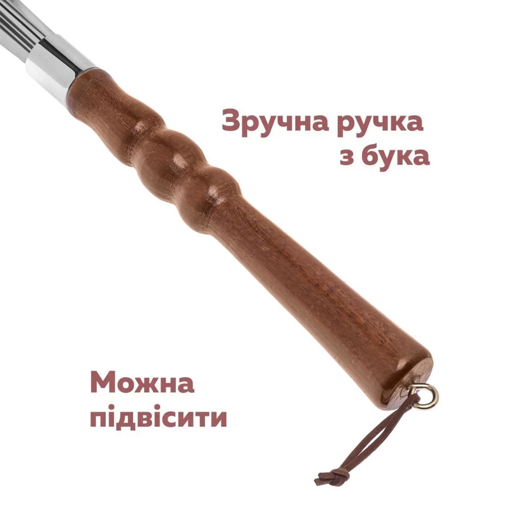 Ріжок, лопатка для взуття з деревʼяною ручкою ( 30 - 70 см)