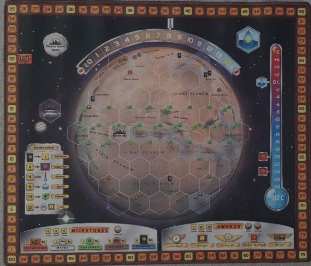 Terraformacja Marsa mata do gry