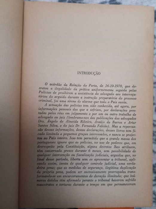 A Defesa do Direito e o Direito da Defesa 1971