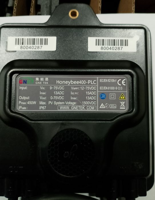 Optymalizator  HoneyBee 400 PLC- fotowoltaika. Duża ilość. Nowe
