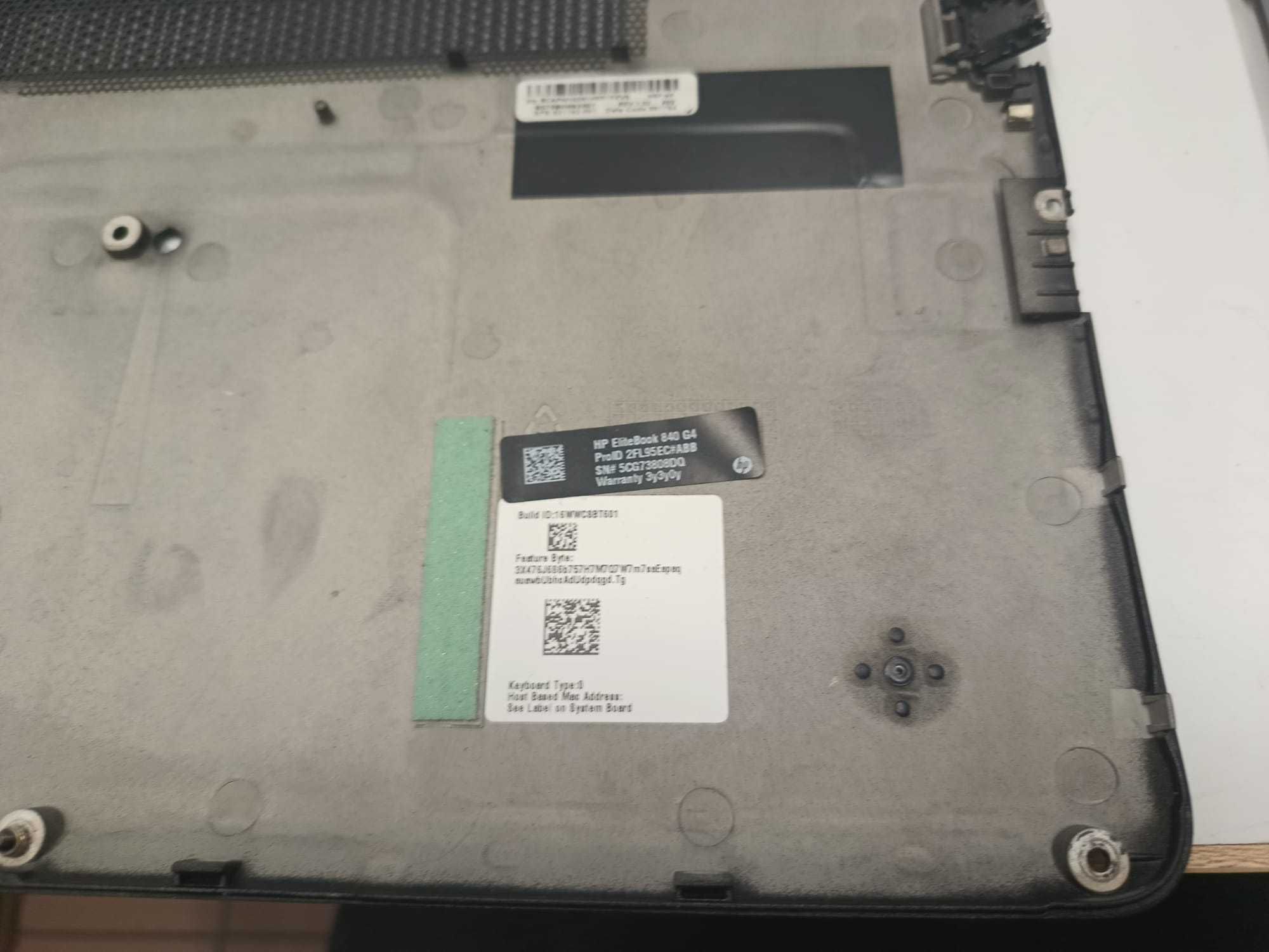 Dolna obudowa do laptopa HP Elitebook 840G4.