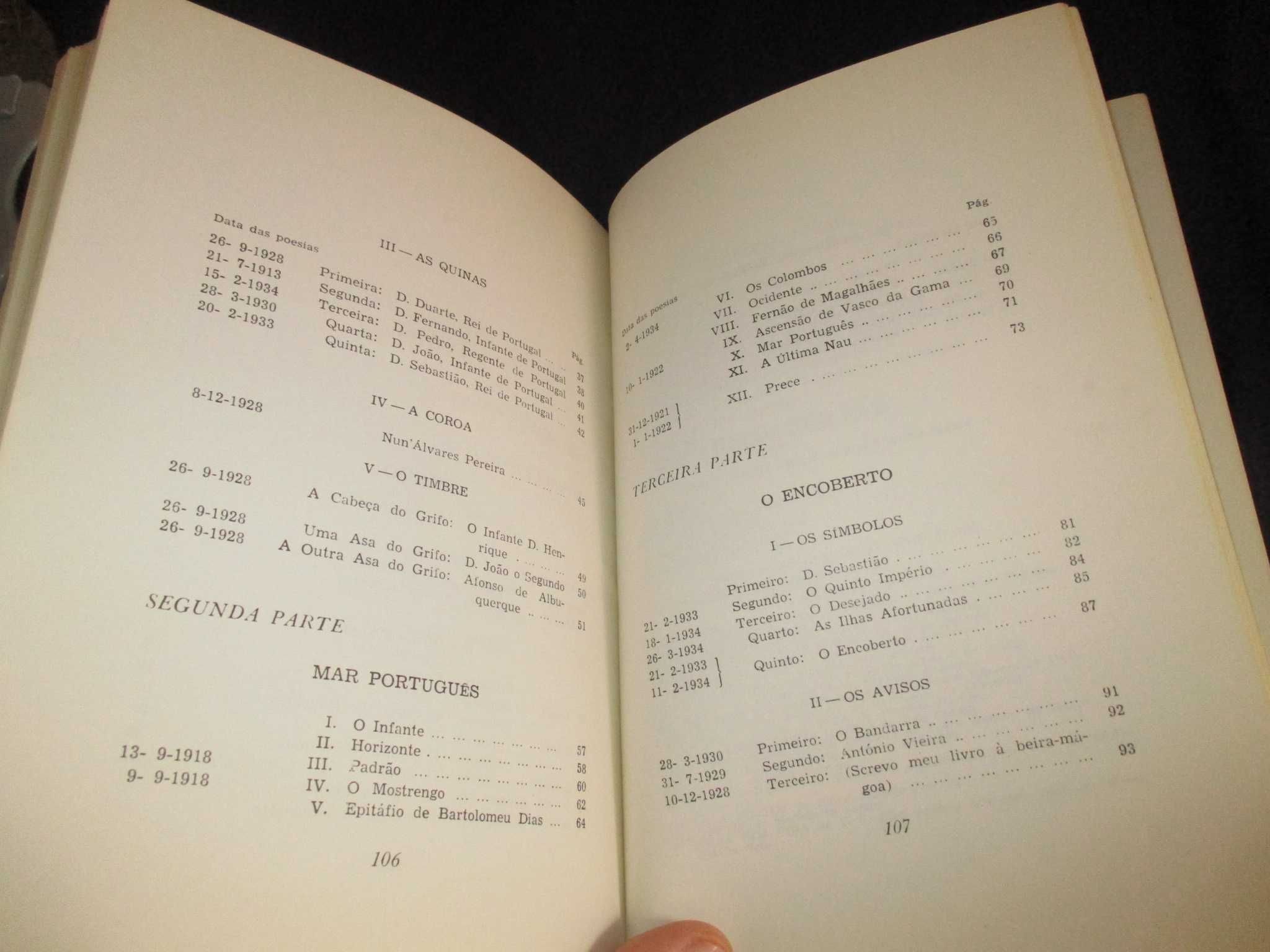 Livro Mensagem de Fernando Pessoa Ática Colecção Obras Completas