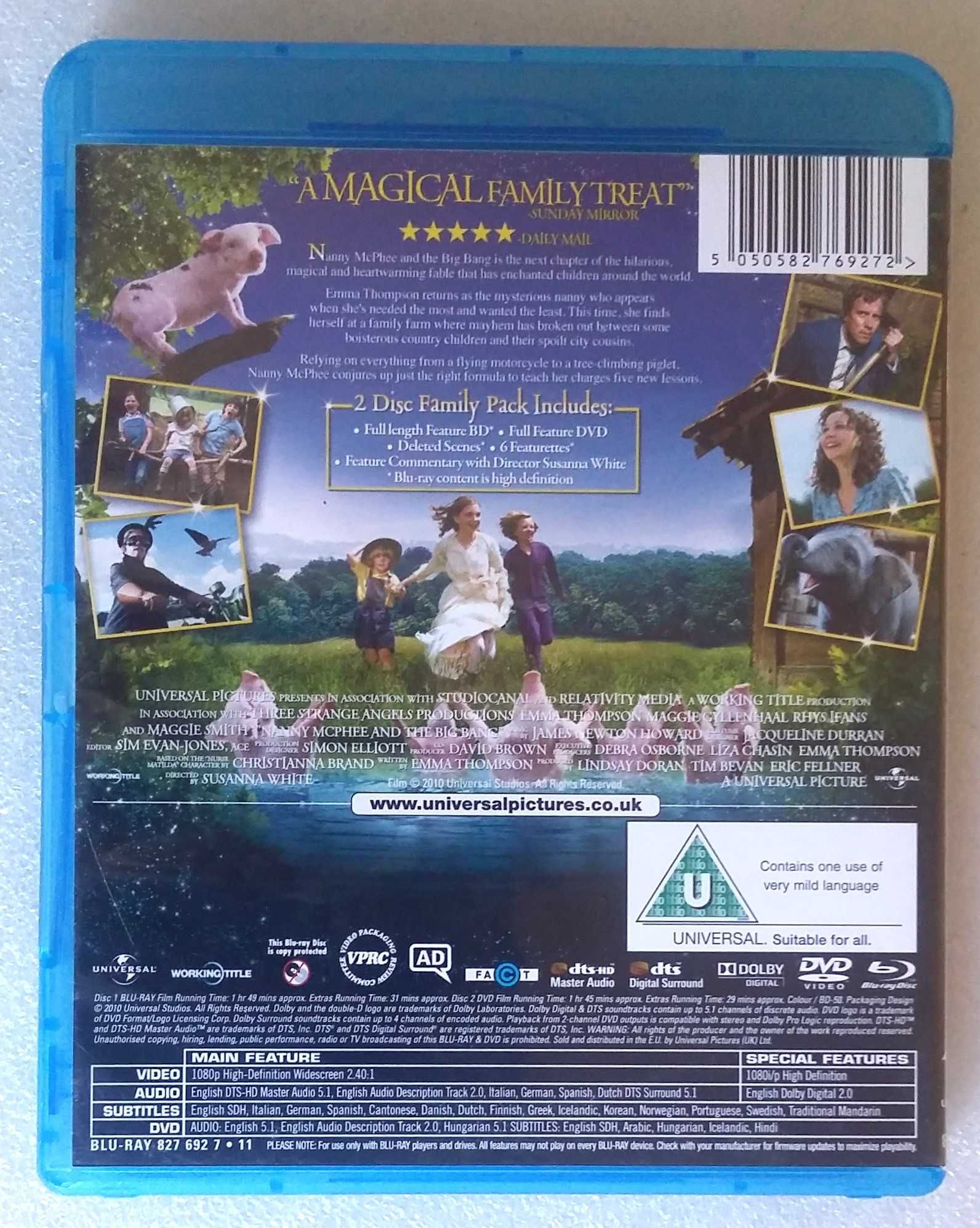 Nanny McPhee & The Big Bang - Blu Ray Family Pack