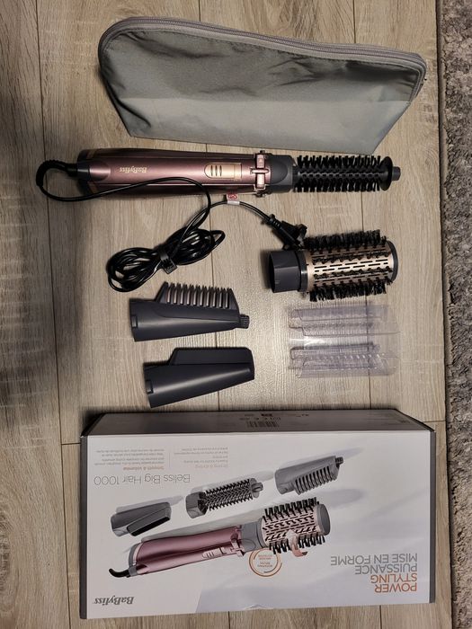 Babyliss suszarkolokówka obrotowa jak nowa, gwarancja