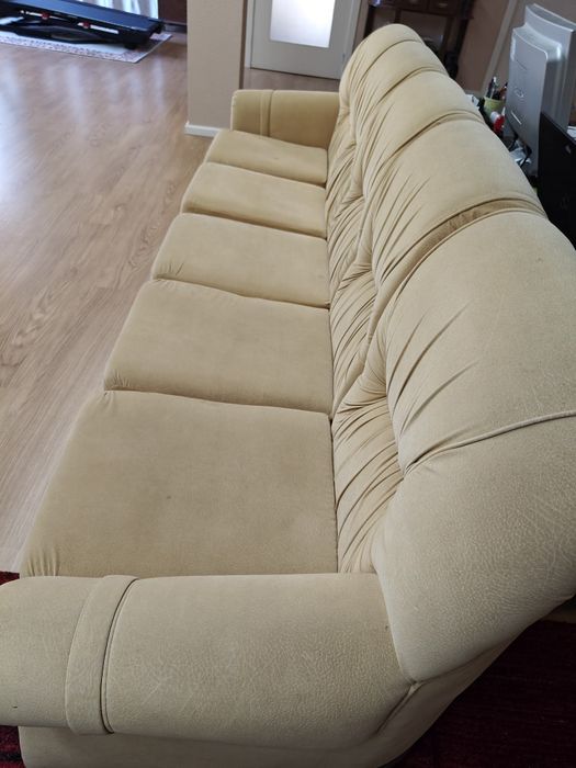 Sofá 5 lugares tecido lavável