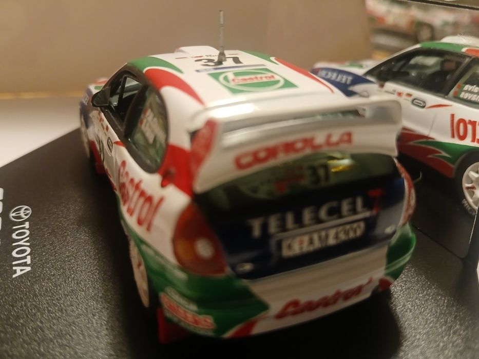 Miniaturas Toyota Corolla e Cellica 1/43 Rally  de Portugal novas