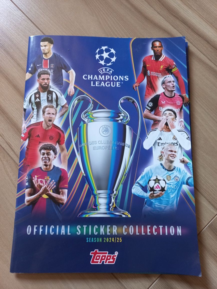 Naklejki champions league 2024/2025