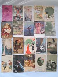 Коллекционные винтажные открытки (цветные)