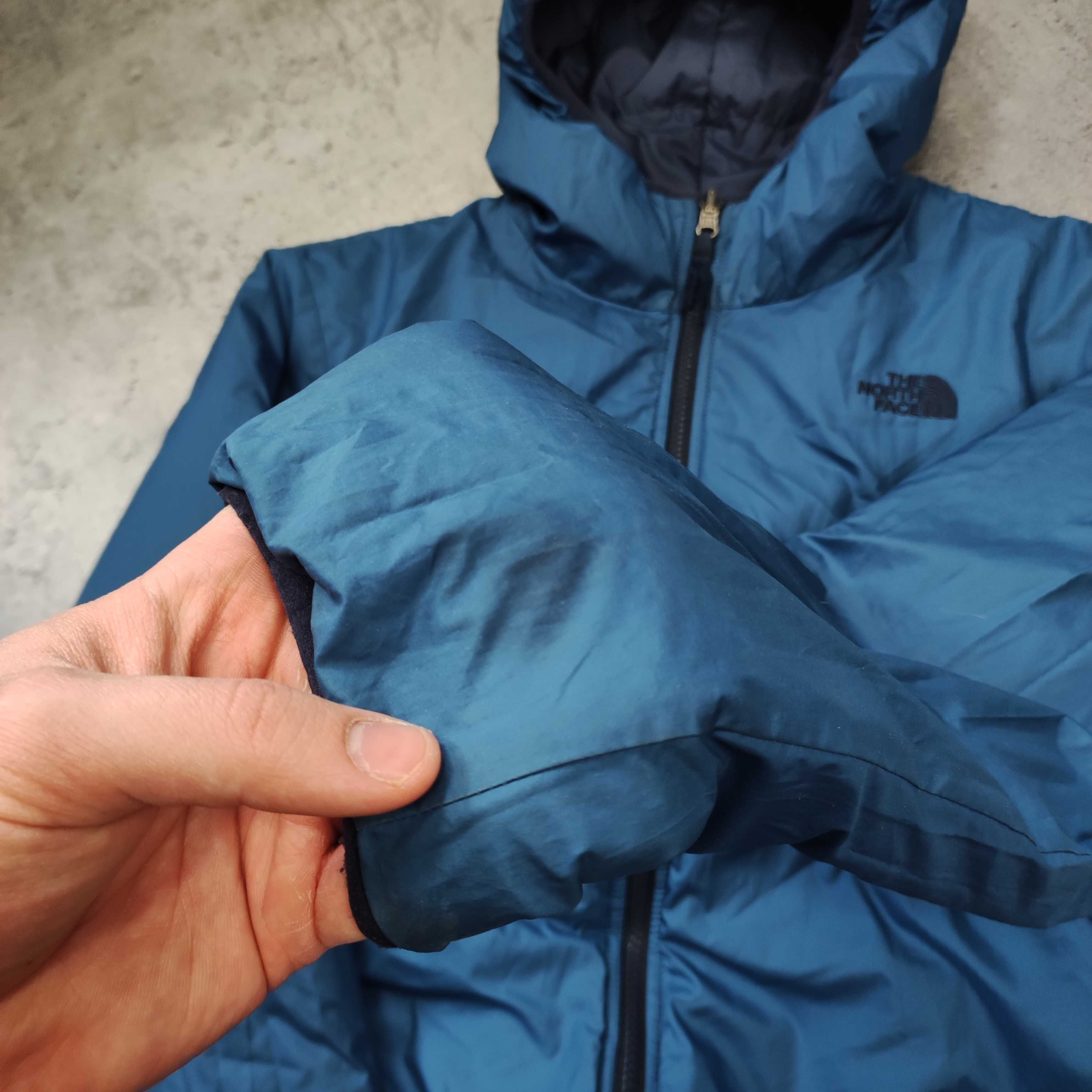 MĘSKA Kurtka Dwustronna Granat Niebieska TNF The North Face Thermal