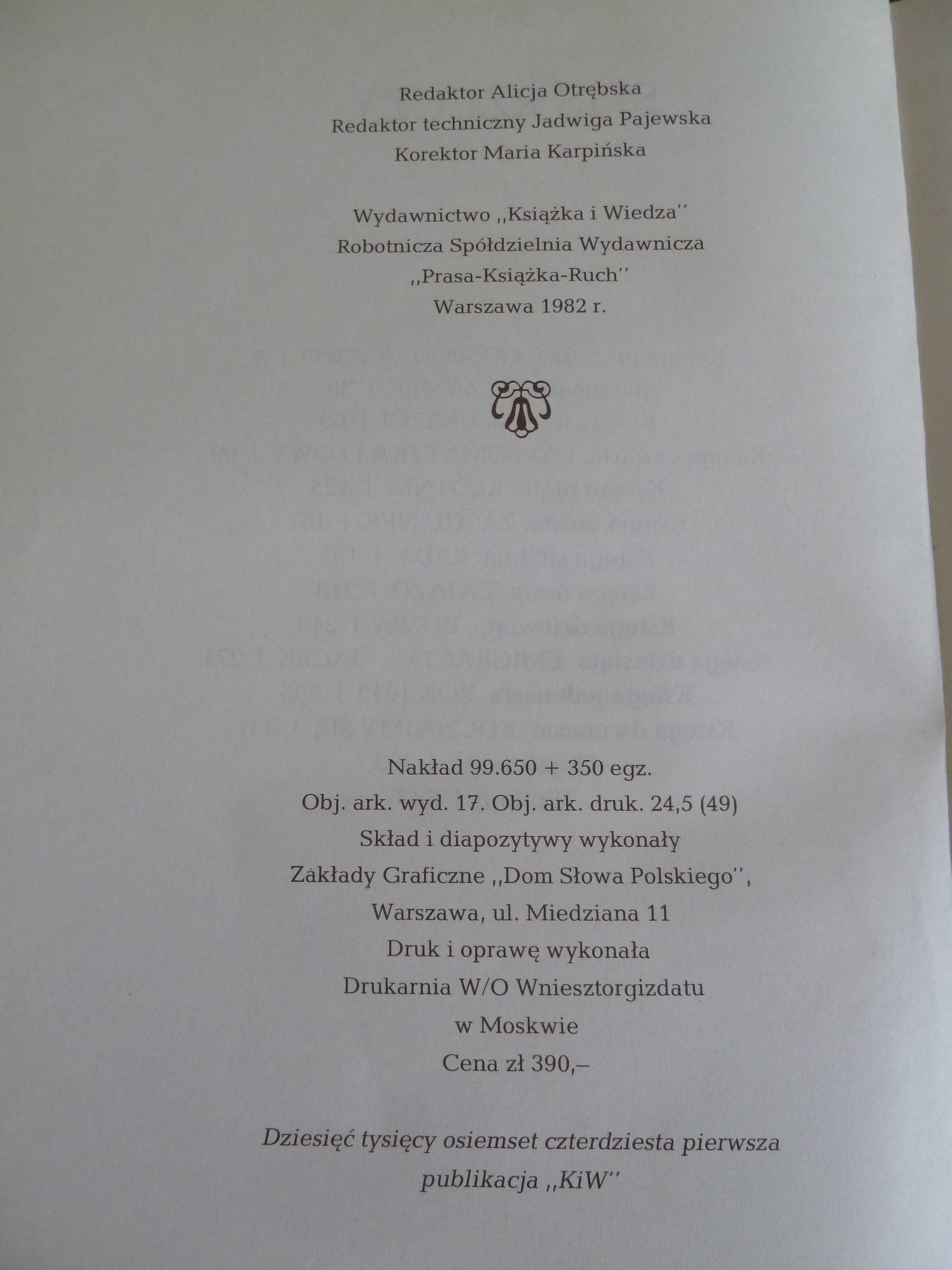 Pan Tadeusz - książka