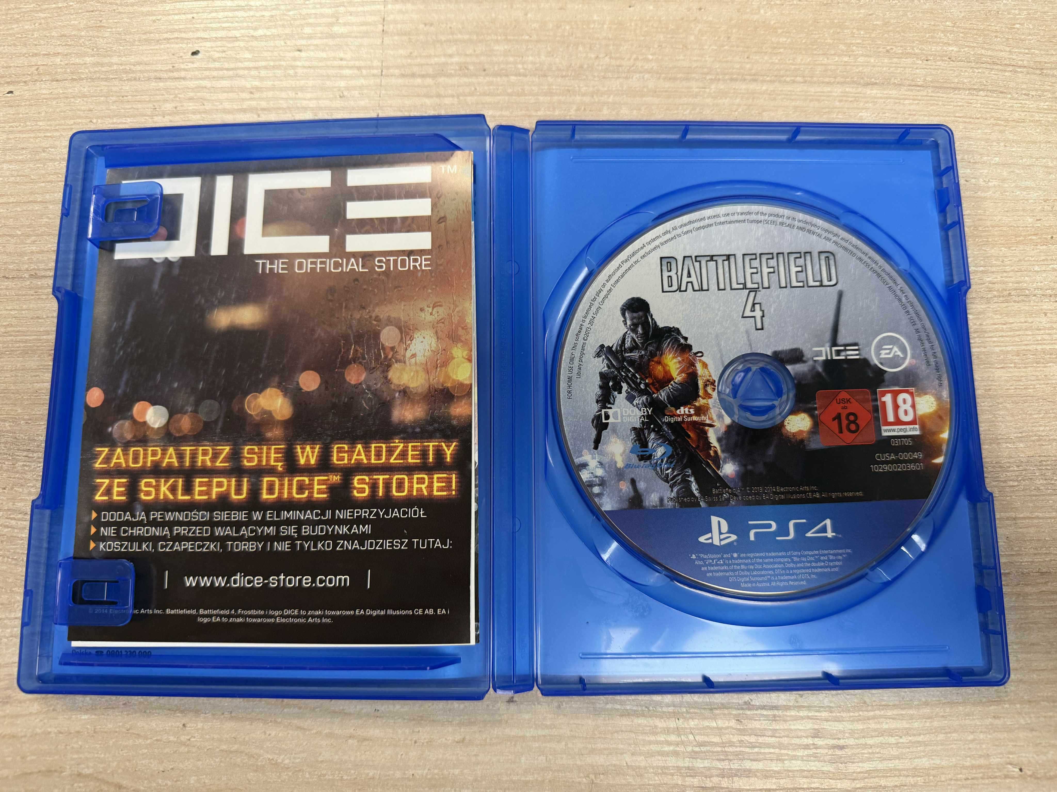 Gra na konsolę PlayStation 4 "Battlefield 4" WERSJA PL