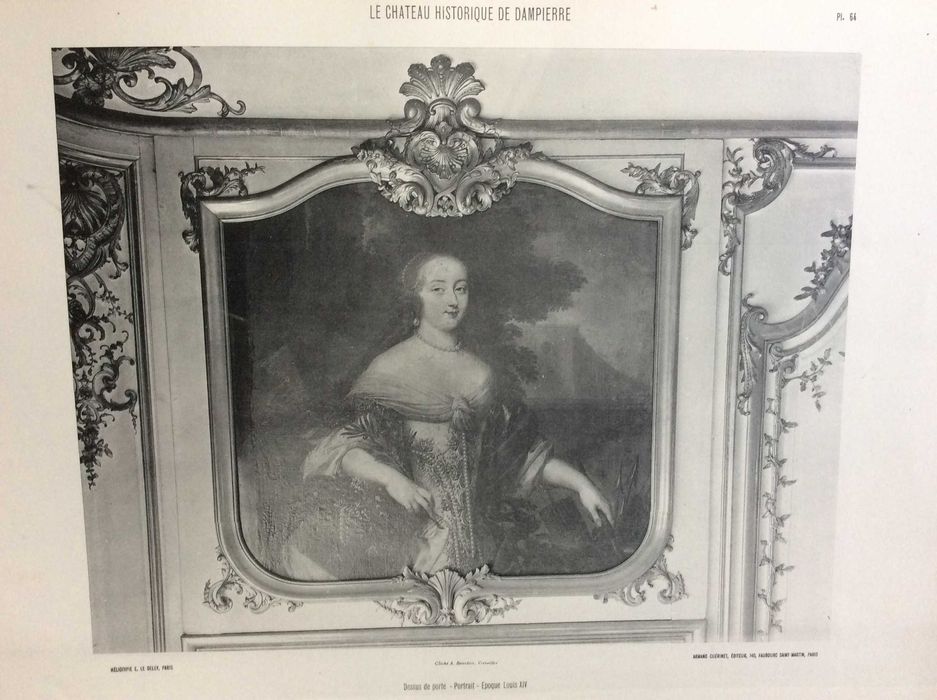 Le Chateau Historique de Dampierre. Heliotipia de 1905. Lote 2