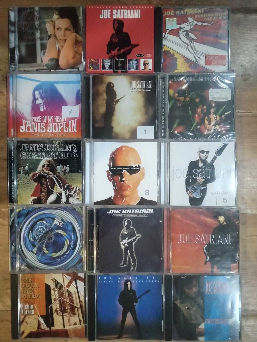 Zestaw cd. Satriani Kotzen Stump Malmsteen Beck Macalpine Pat Metheny