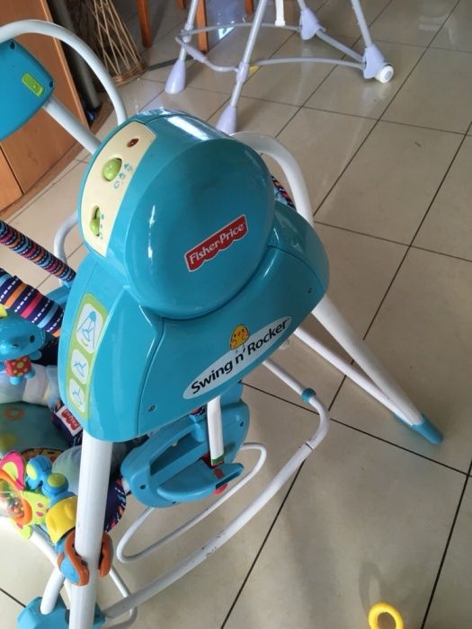 Huśtawka na baterie Fisher Price 3w1