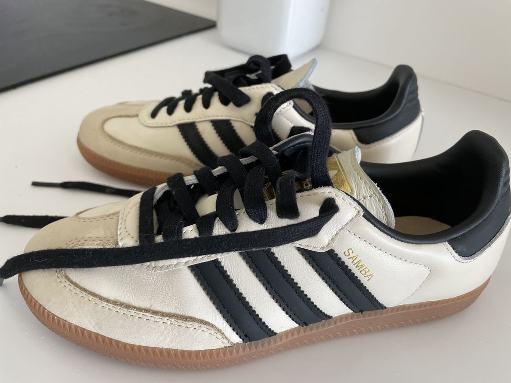 Adidas samba em pee cor areia