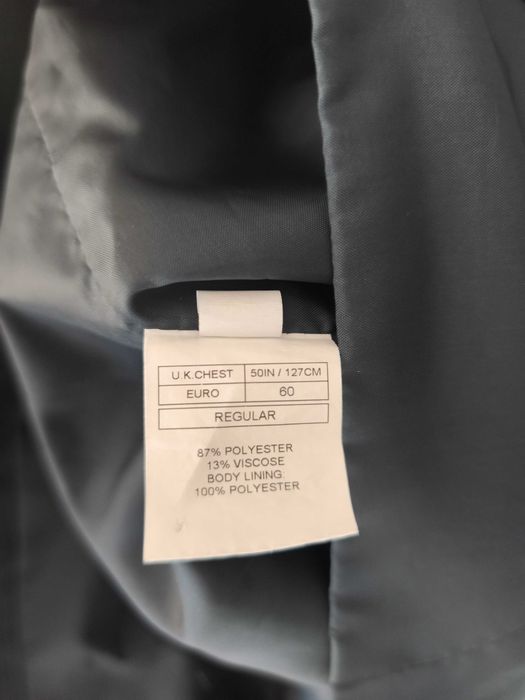 Granatowo-szara kamizelka męska rozmiar 3XL