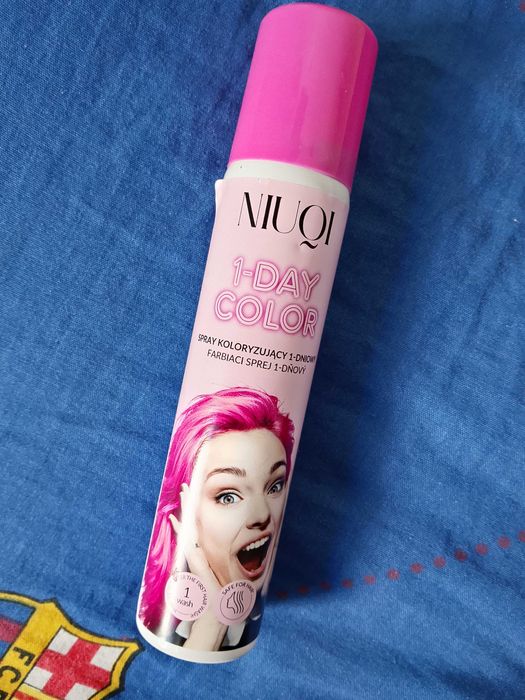 Spray do włosów róż