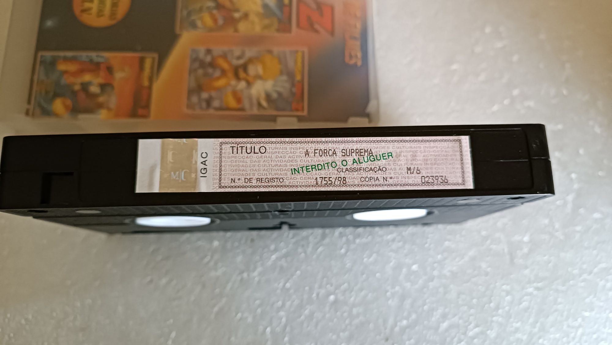 Antiga Cassete VHS oficial do DragonBall Z