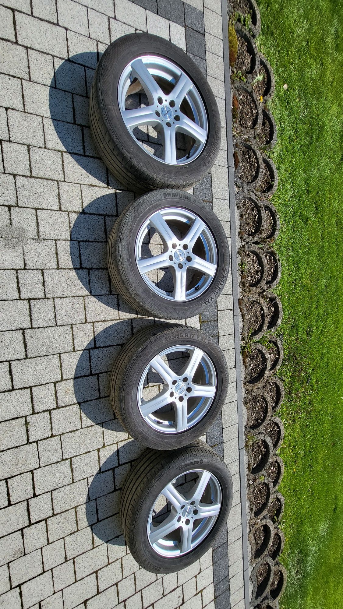 Alufelgi 17 cali, 5x100 bardzo dobry stan  225/55r17