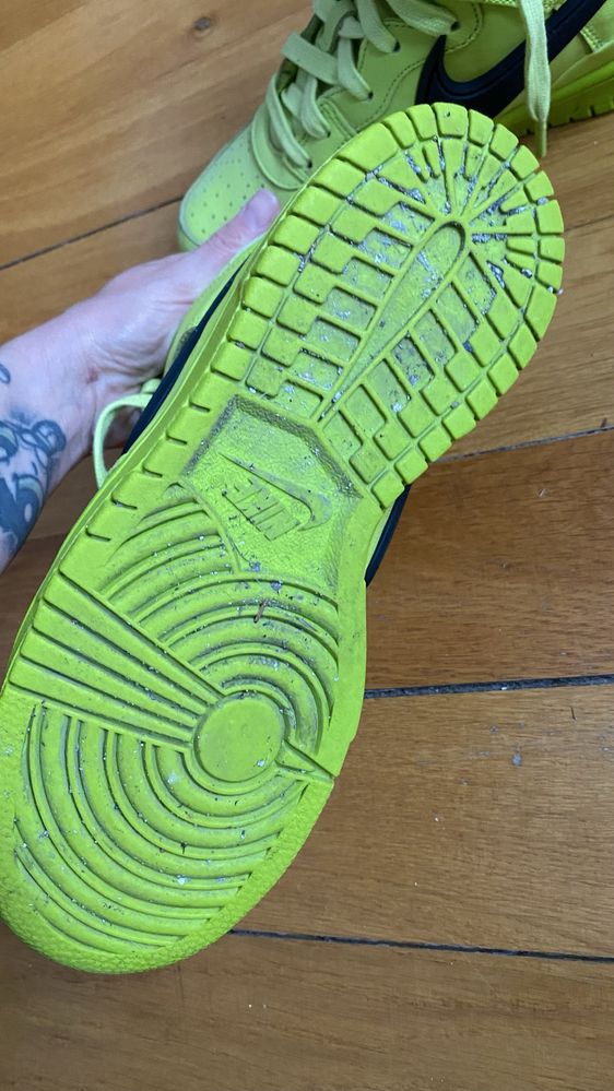 Nike ambush seledynowe buty za kostke 37,5