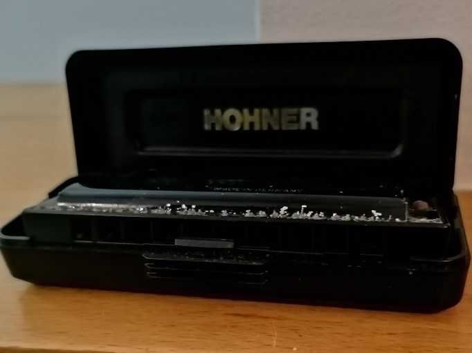 Harmónica alemã Hohner Pro Harp, de 10 furos