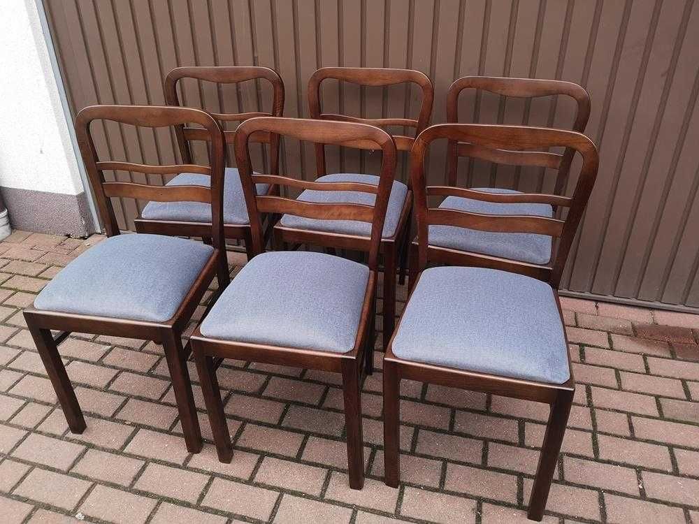Krzesła ART-DECO Stare Antyk Komplet 6 Sztuk Po Renowacji Okazja.