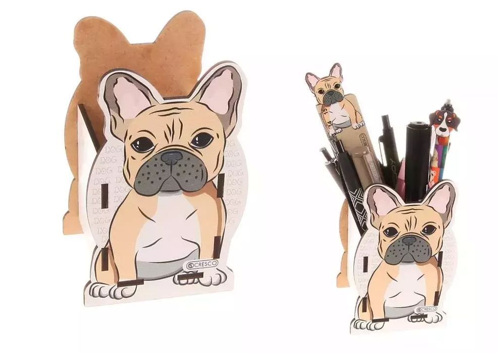 Przybornik organizer na biurko Buldog. Cresco
