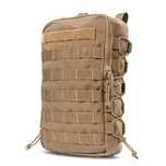 Тактичний рюкзак на 10л до плитоноски на MOLLE. Cordura 1000D. Койот